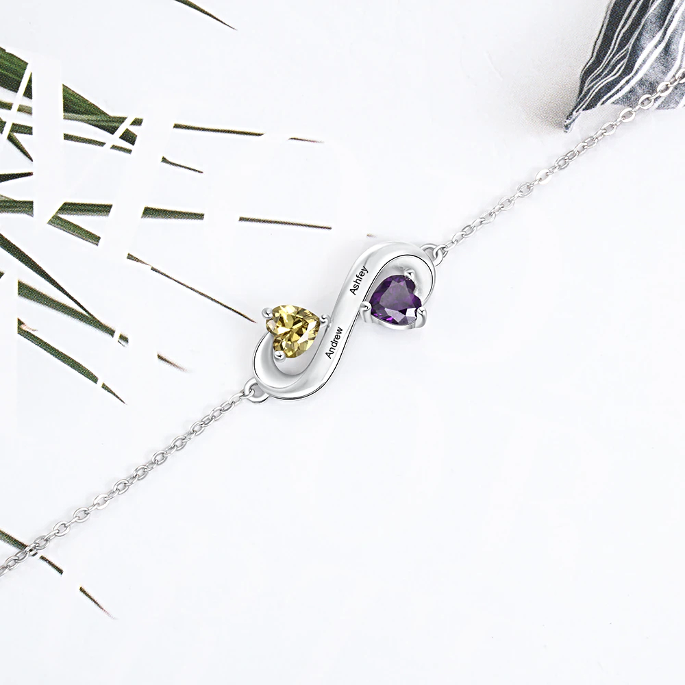 Silver Color Bracelet Personalized - 1MRK.COM