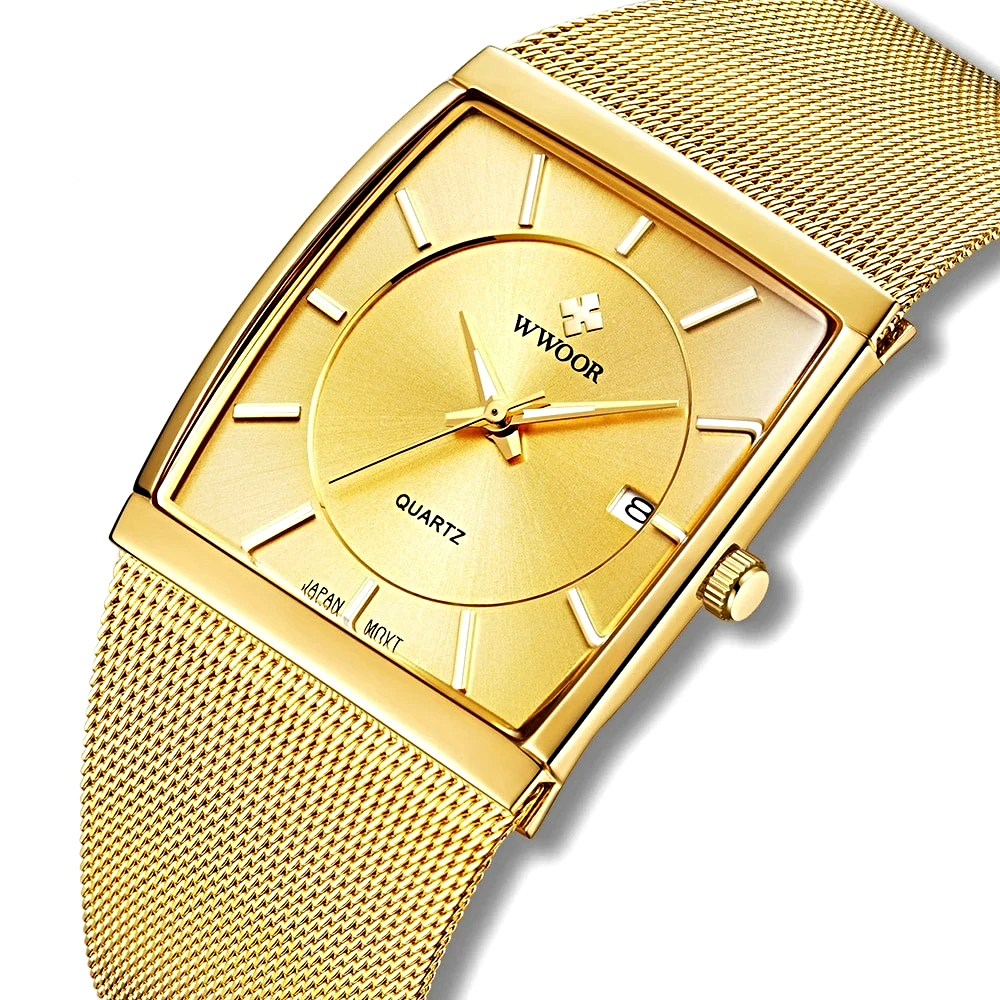 Men Watch Top Luxury Gold Japan Quartz - 1mrk.com