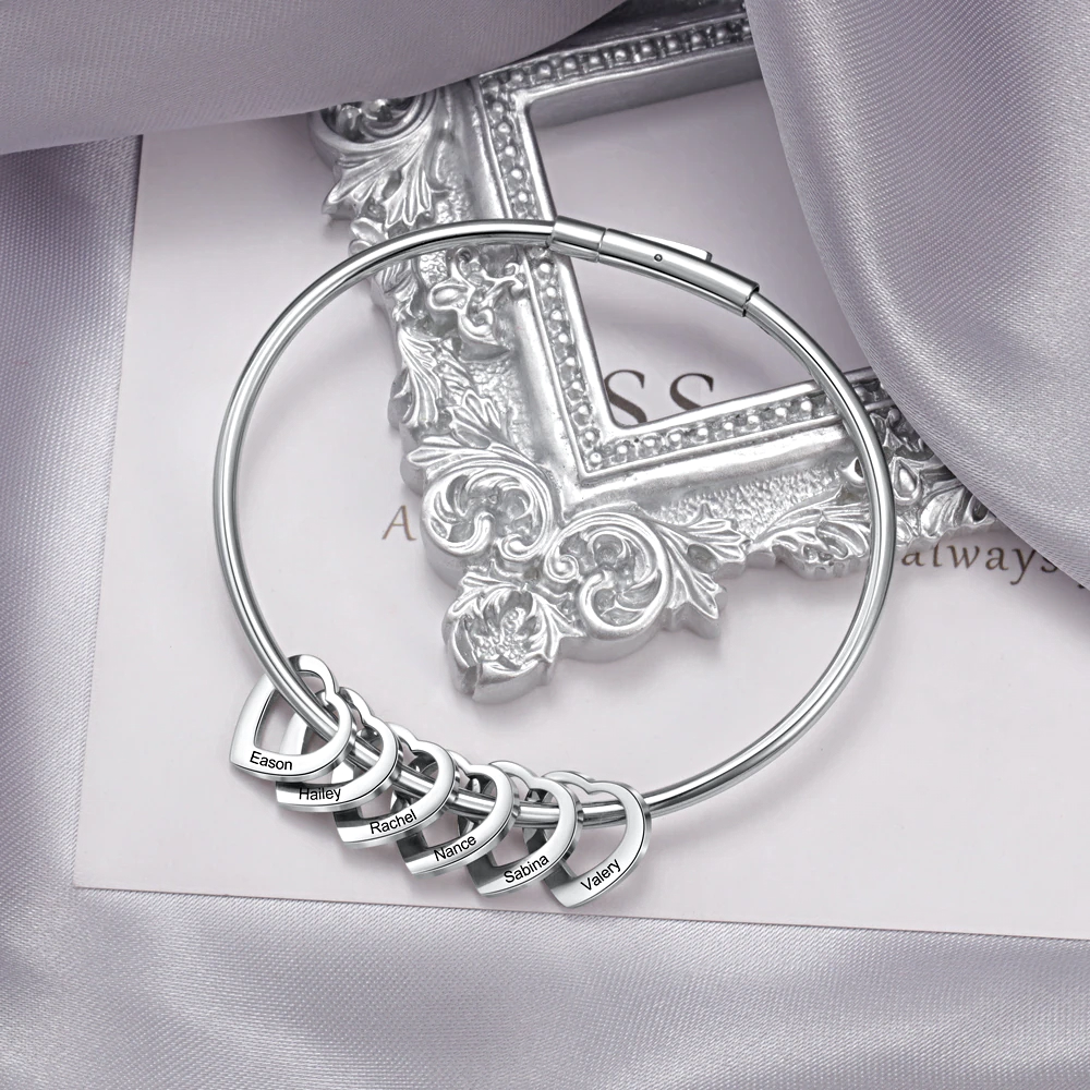 Bracelet with Heart Custom - 1MRK.COM