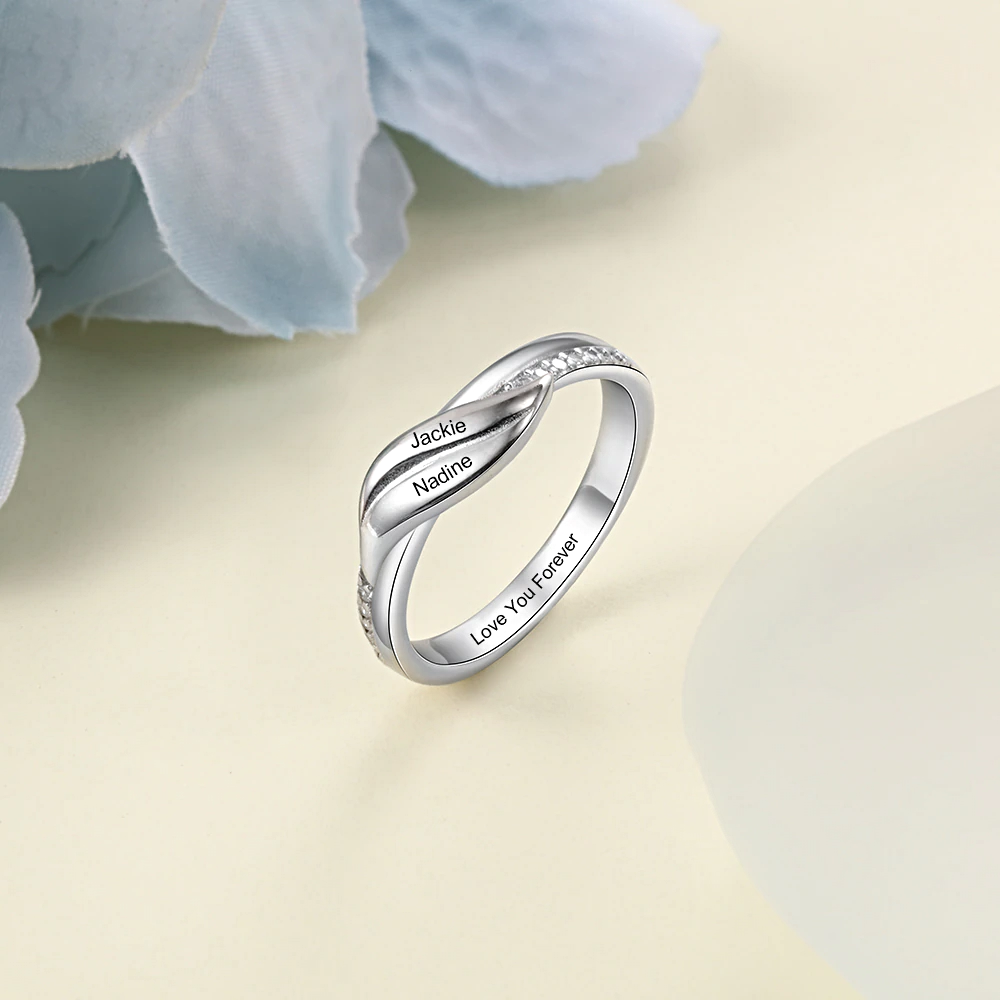 Custom Name Ring Finger Engraved - 1MRK.COM
