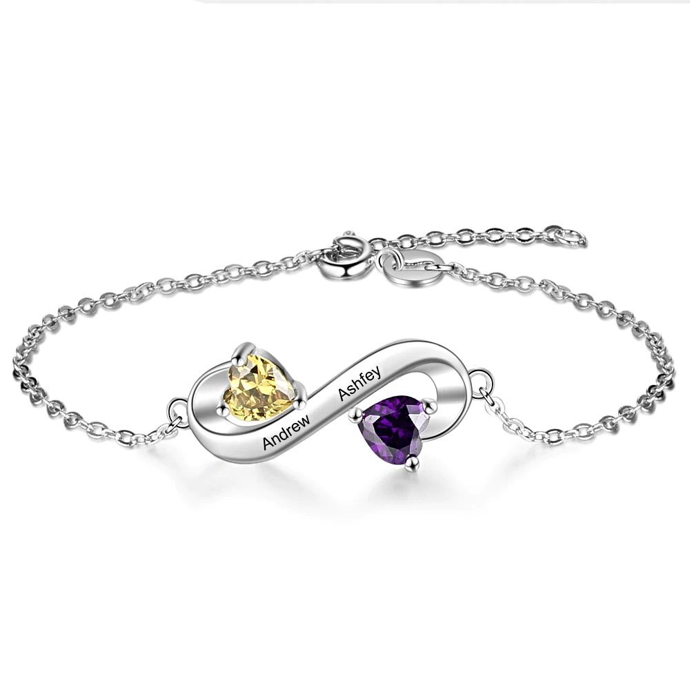 Silver Color Bracelet Personalized - 1MRK.COM