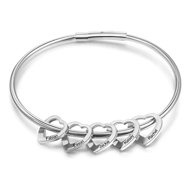 Bracelet with Heart Custom - 1MRK.COM