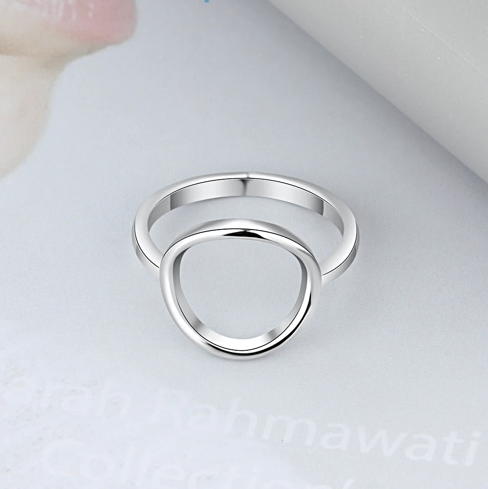 Ring Fine Minimalist Open Circle - 1MRK.COM