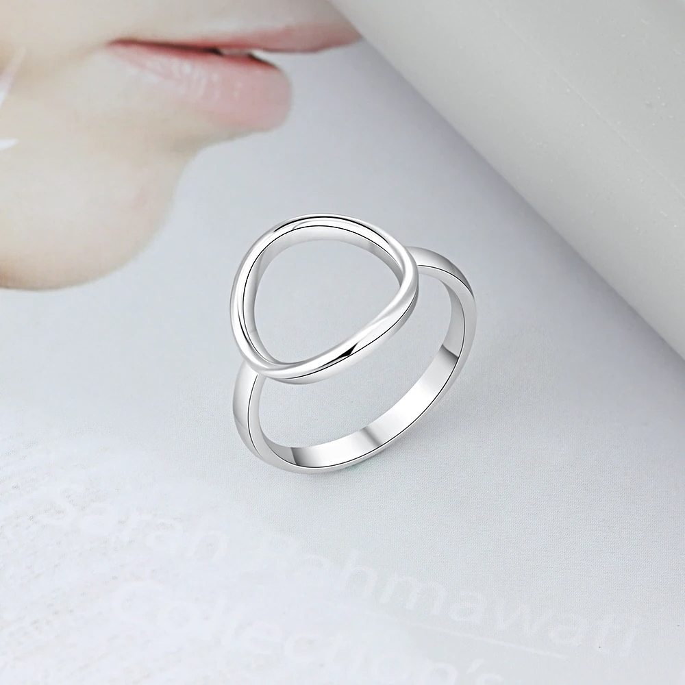 Ring Fine Minimalist Open Circle - 1MRK.COM
