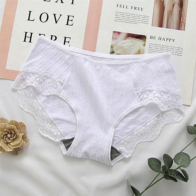 3Pcs Cotton Panty Women's Panties Comfort Underwear - 1mrk.com