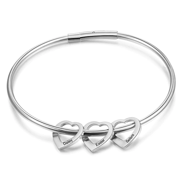 Bracelet with Heart Custom - 1MRK.COM