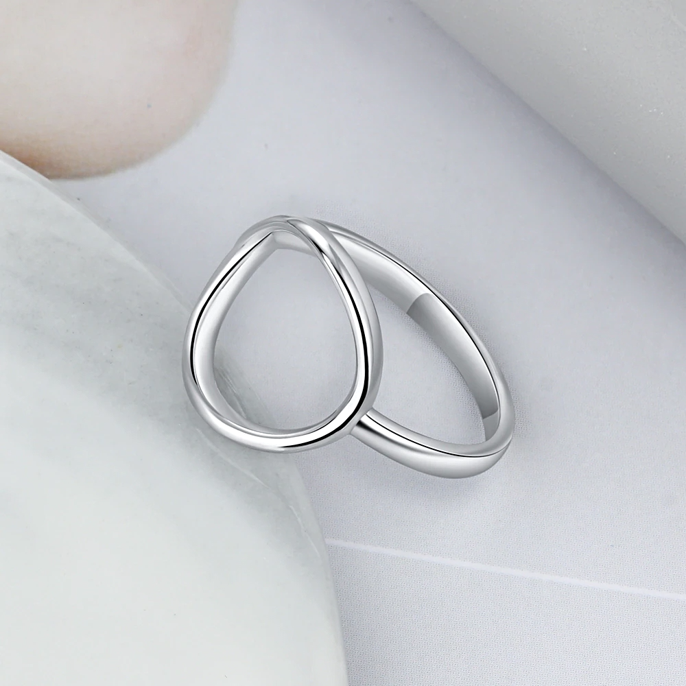 Ring Fine Minimalist Open Circle - 1MRK.COM