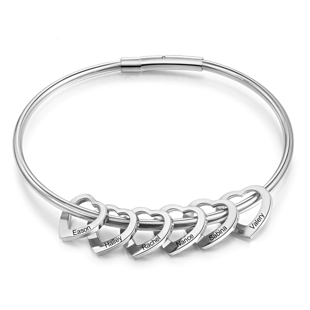 Bracelet with Heart Custom - 1MRK.COM