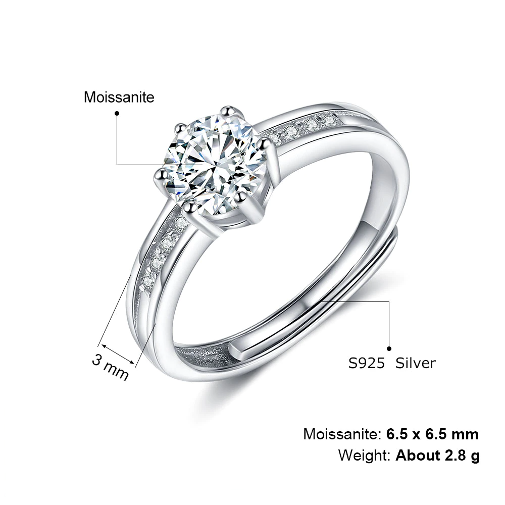 Color Moissanite Jewelry For Engagement - 1MRK.COM