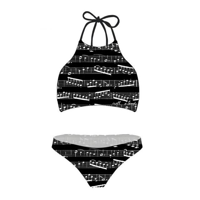Summer Music Note Bikini Artistic Pod