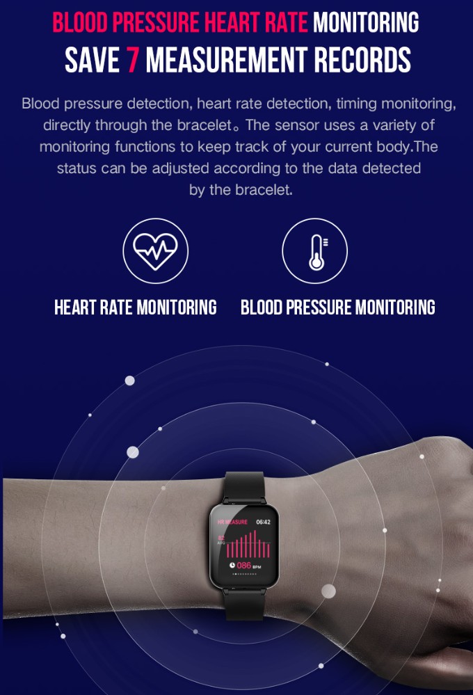 Sports SmartWatch Fitness Tracker IWZ-iB57